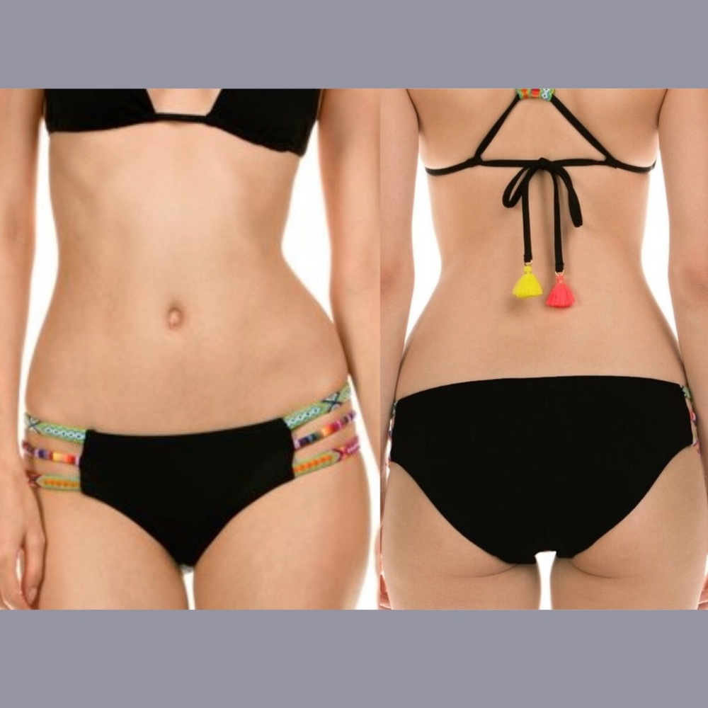 NEW‎ Isabella Rose [ Large ] Besties Friendship Strap Maui Bikini Bottom